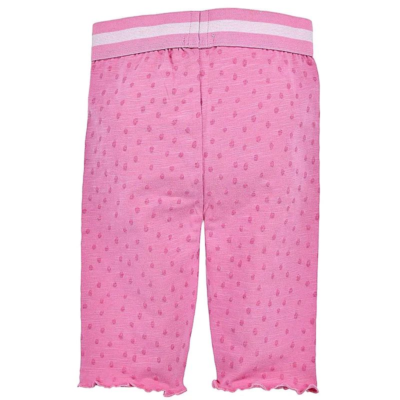 BONDI Baby Mädchen Capri Hose Leggings "Be Happy" 86890 | Pink