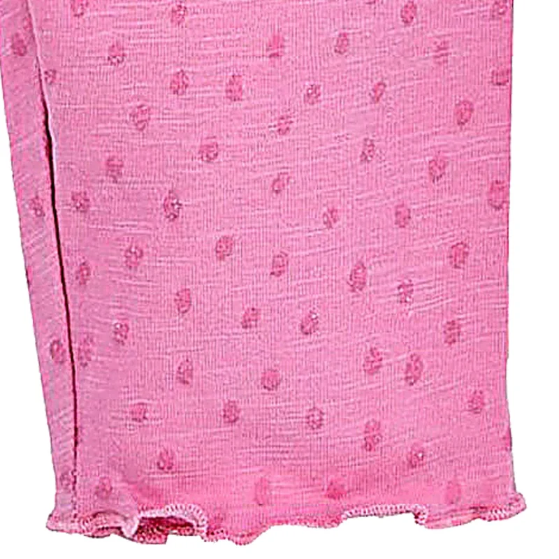 BONDI Baby Mädchen Capri Hose Leggings "Be Happy" 86890 | Pink