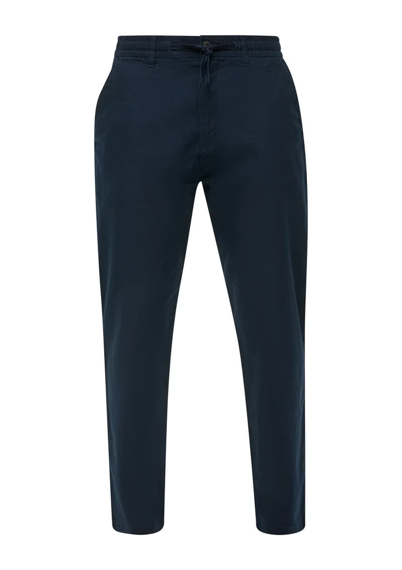 Chinohose aus Leinenmix