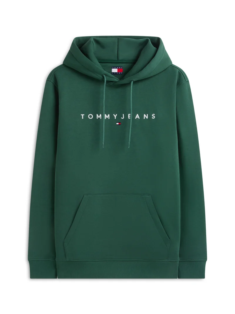 Fleece-Hoodie mit Linear-Logo