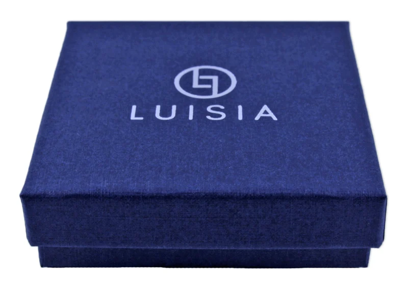 LUISIA Filigrane Halskette mit Strass Ringen | 925 Silber