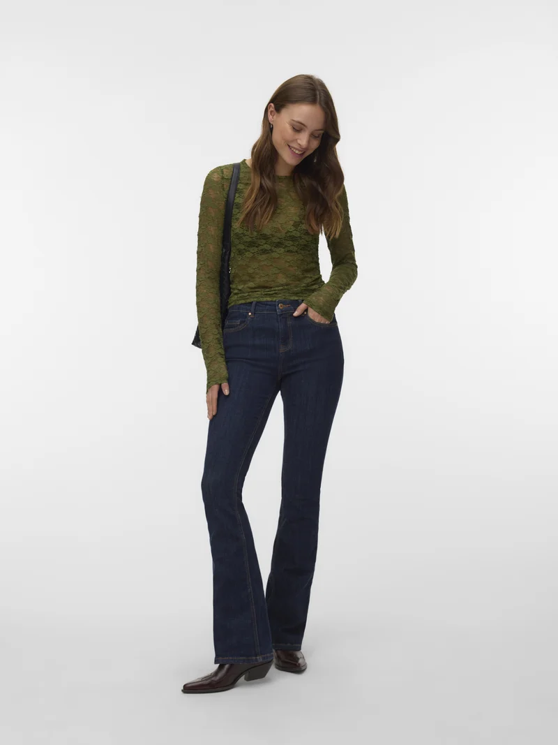 VMBONITA O-Neck Langarmtop