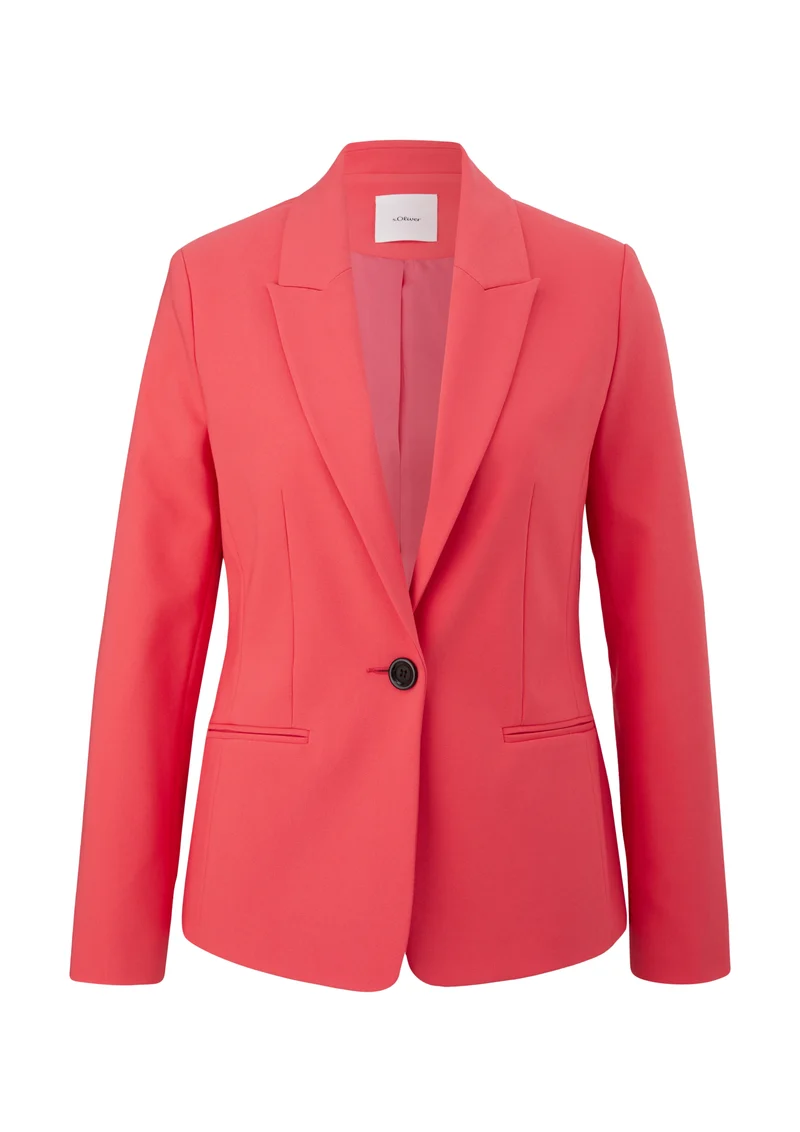 Blazer mit Paspeltaschen
