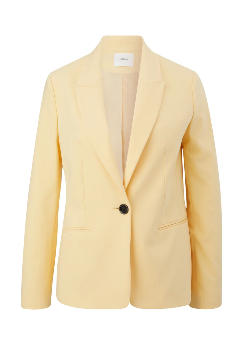 Blazer mit Paspeltaschen