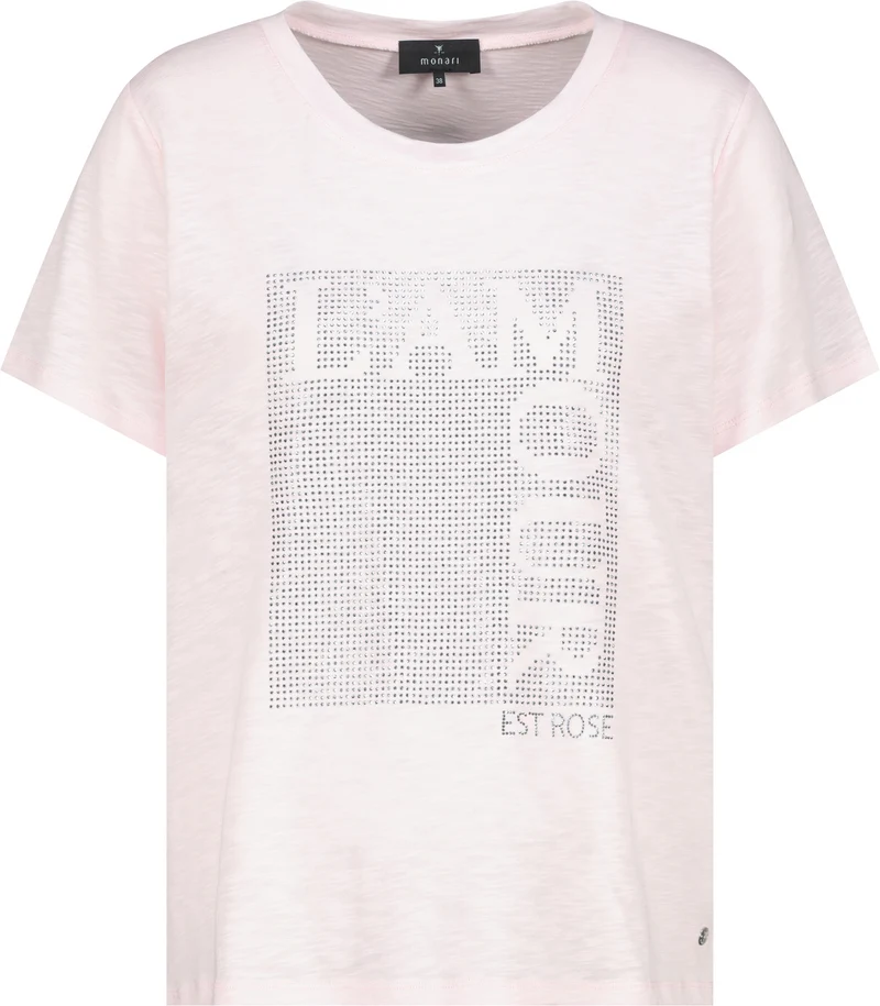 Monari T-Shirt mit Straßsteinen