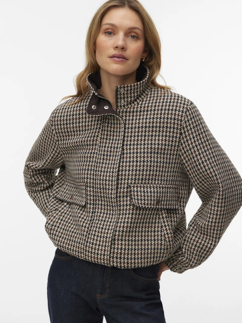 VMCHERYL Kurzjacke im Karomuster