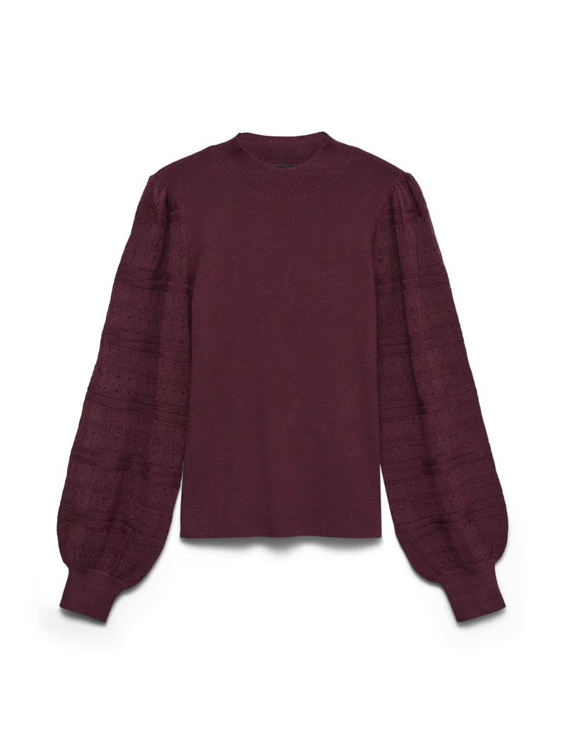 NEWLIMONE Strickpullover mit Stehkragen