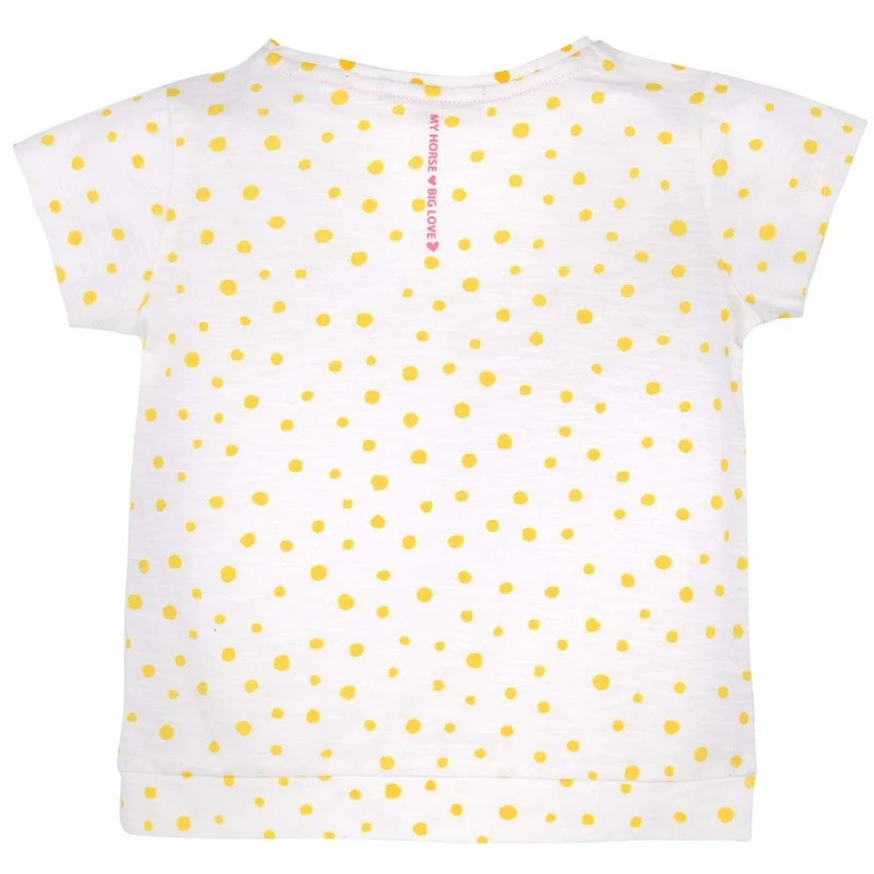 BONDI T-Shirt "Friends" mit Pferde Print 36204 - Weiß | Mädchen Kurzarmshirt