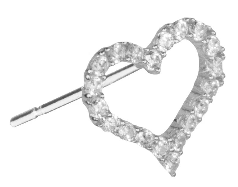 LUISIA Ohrstecker "Herzen" mit Zirkonia YG03629 925 Sterling Silber