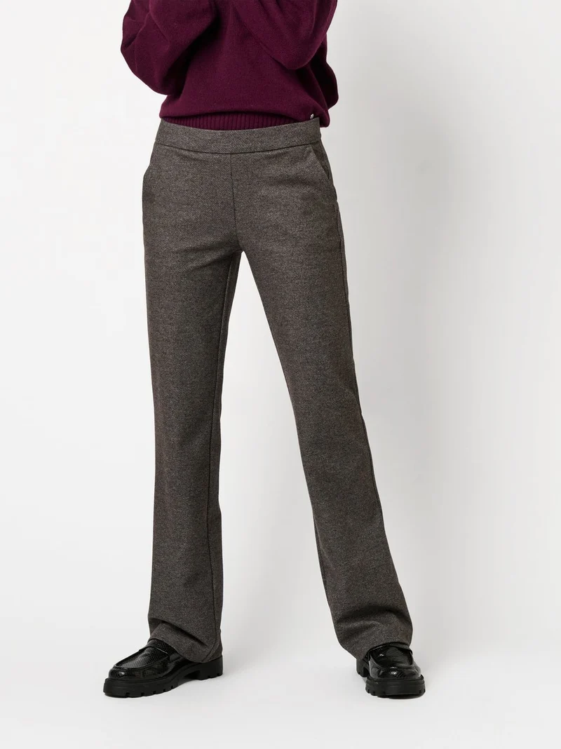 JENNY Wide Leg in melierter Optik
