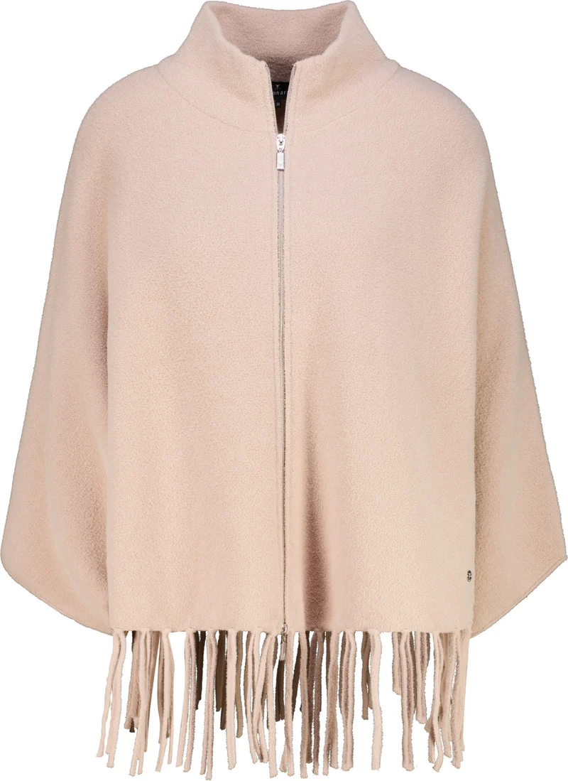 Monari Strickcape mit Fransen
