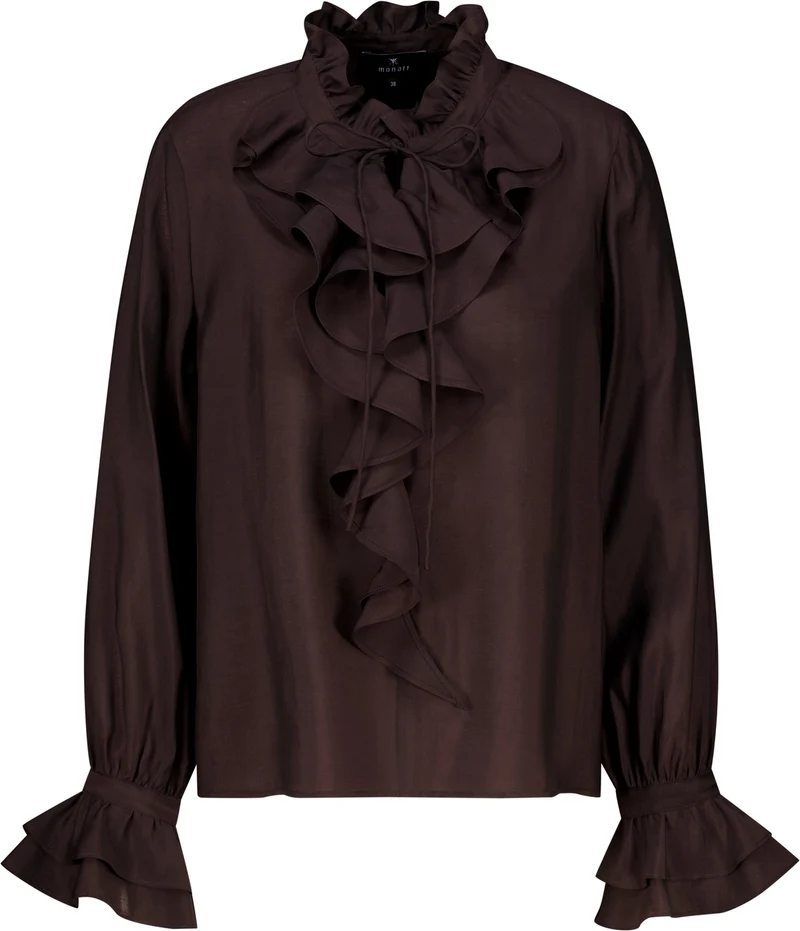 Bluse mit Volants