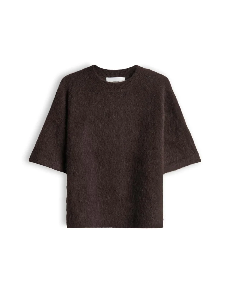PAMMI Strickshirt aus Mohair Mix