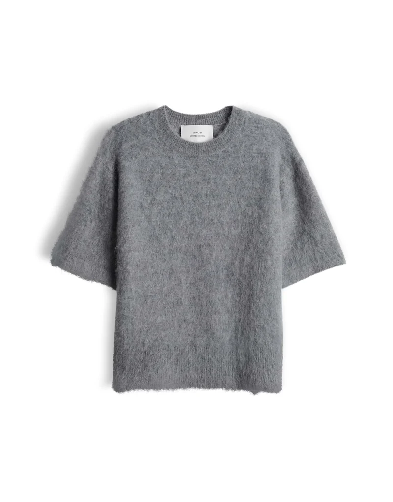 PAMMI Strickshirt aus Mohair Mix