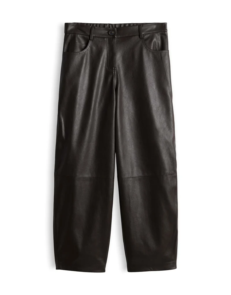 MAIGA EDIT City Pants in Lederoptik
