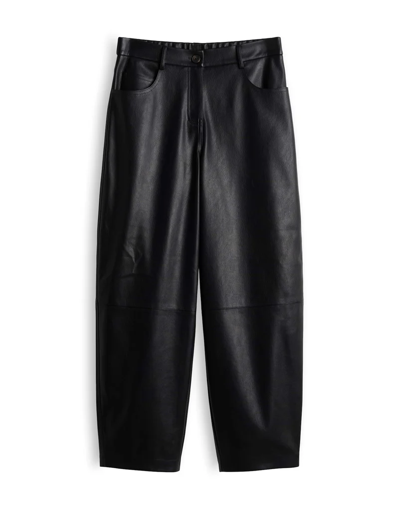 MAIGA EDIT City Pants in Lederoptik