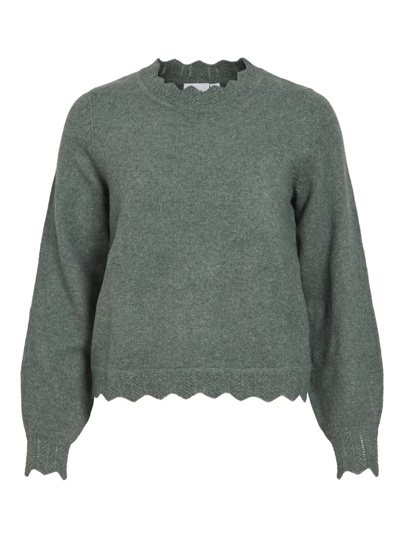 VINIKOLINA Stehkragen Strickpullover