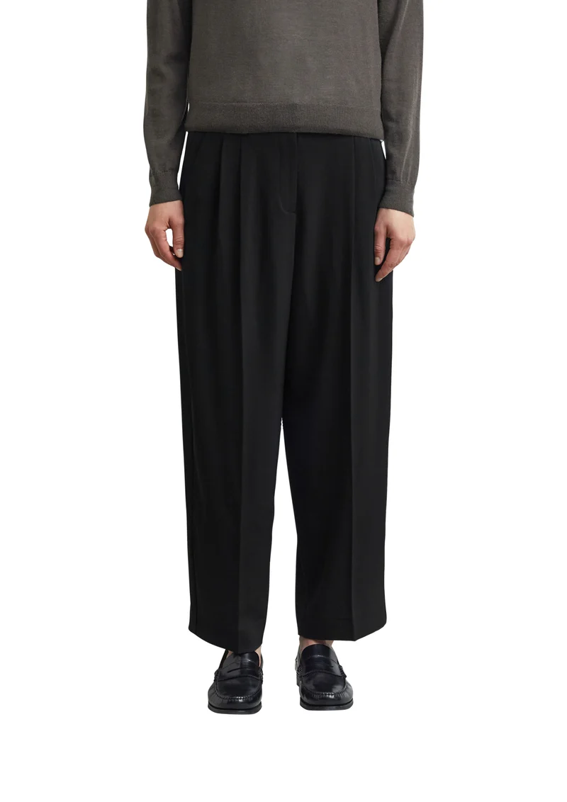 Bundfaltenhose in Ankle-Länge