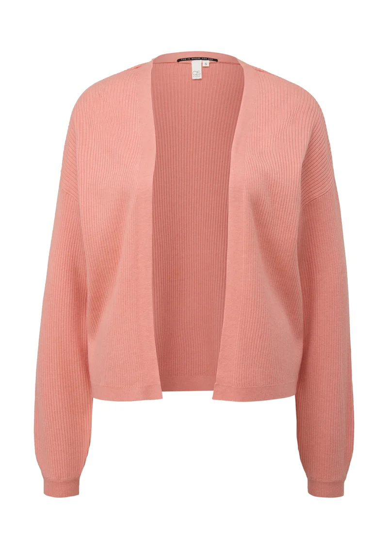 Rippstrick-Cardigan