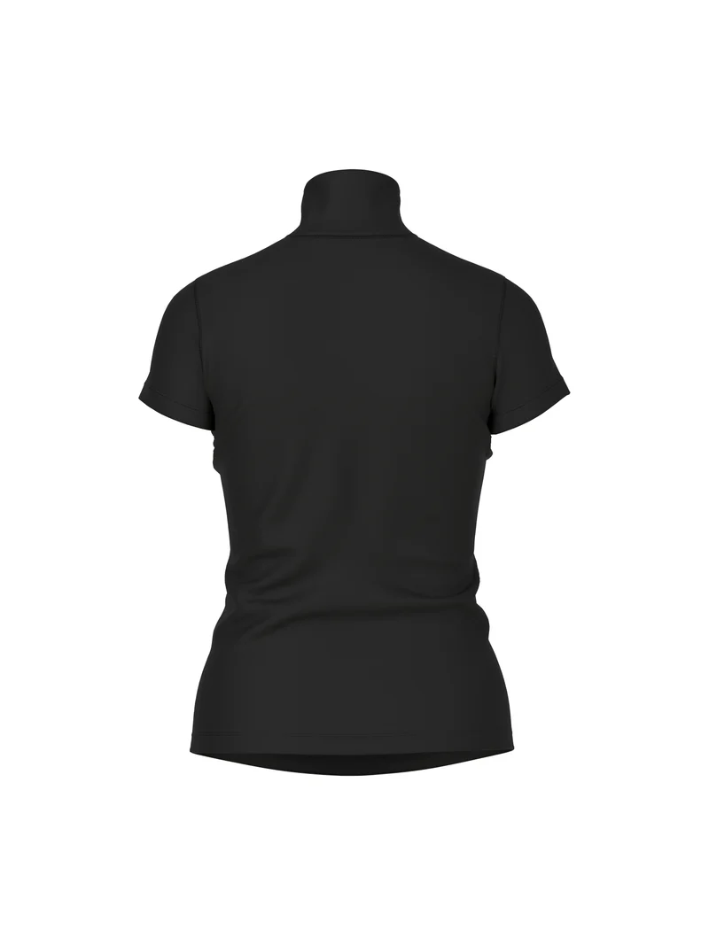 T-Shirt mit Mock-Neck