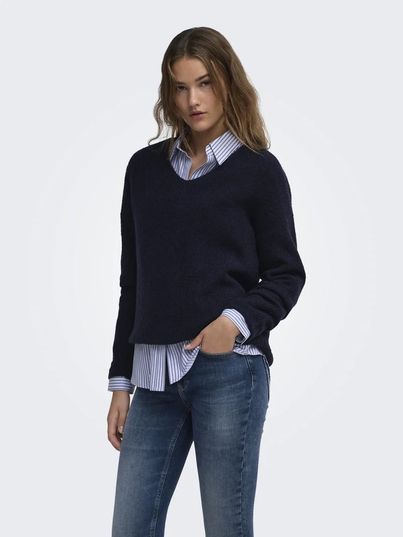 ONLCAMILLA V-Neck Pullover