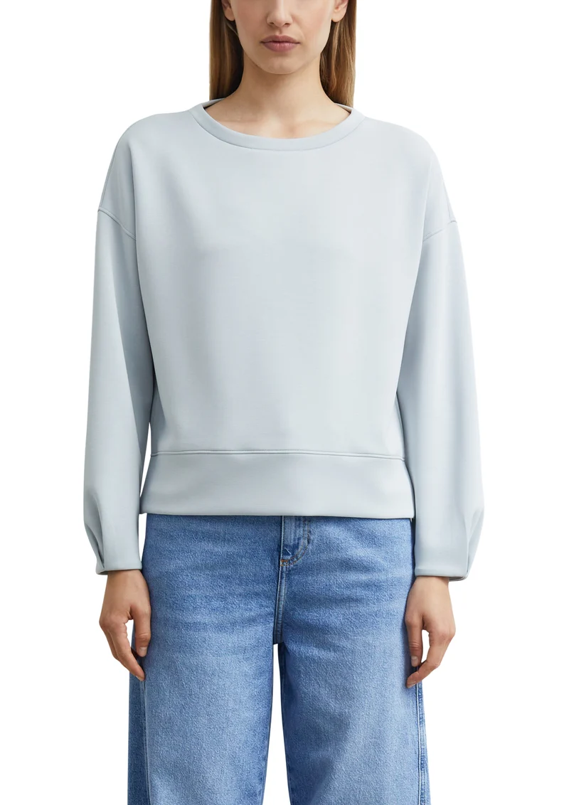 Sweatshirt mit Faltendetail
