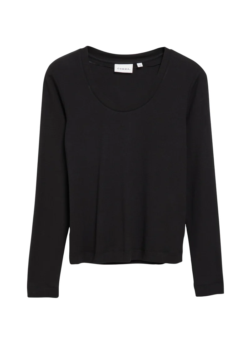 Longsleeve aus Viskosestretch
