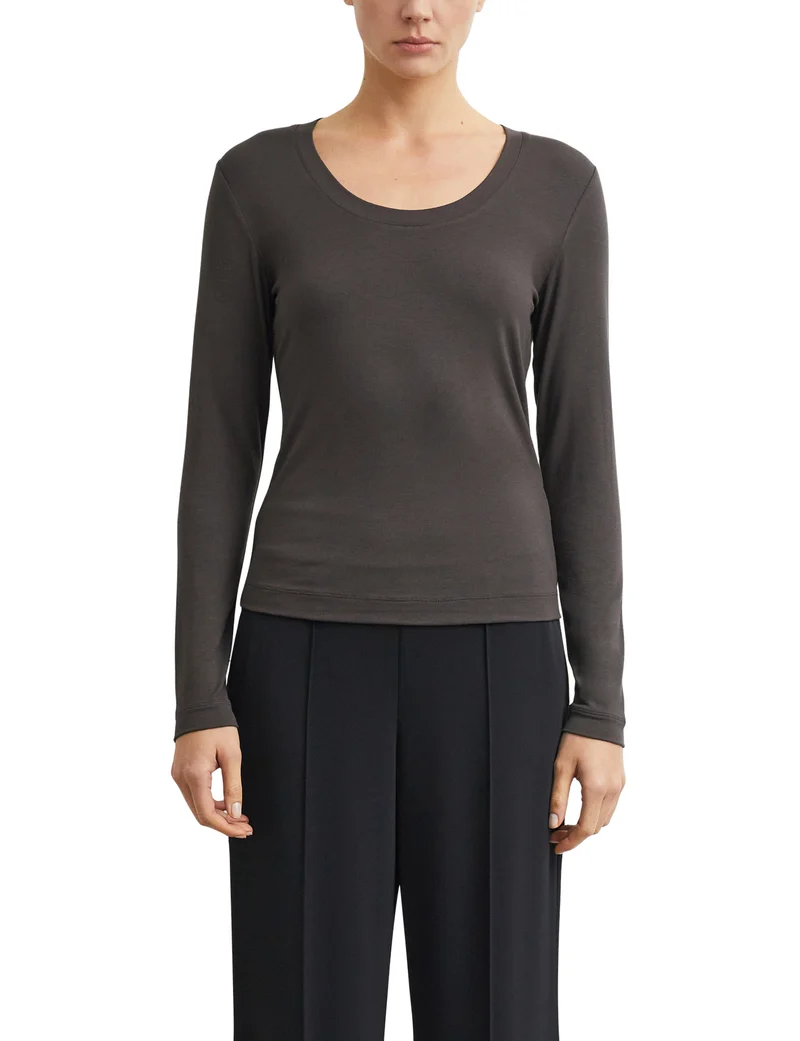 Longsleeve aus Viskosestretch