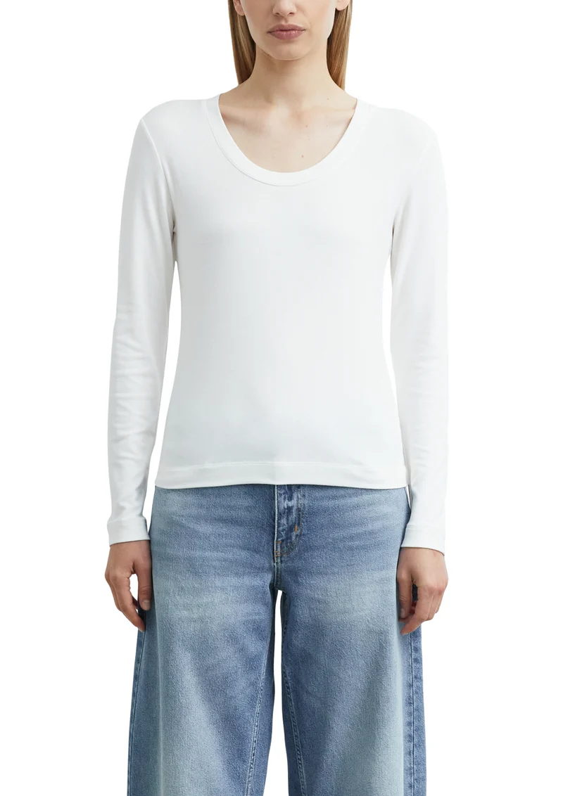Longsleeve aus Viskosestretch