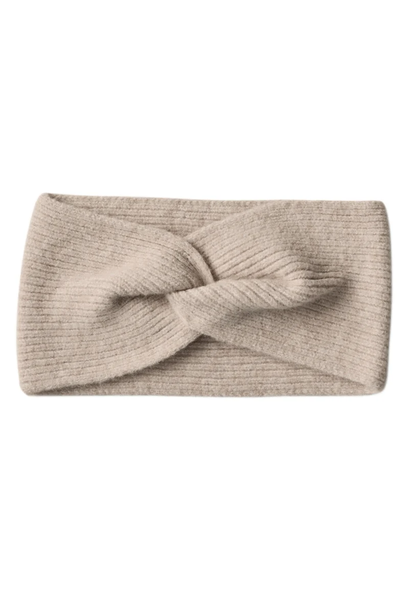 Feinstrick Stirnband mit Knotendetail