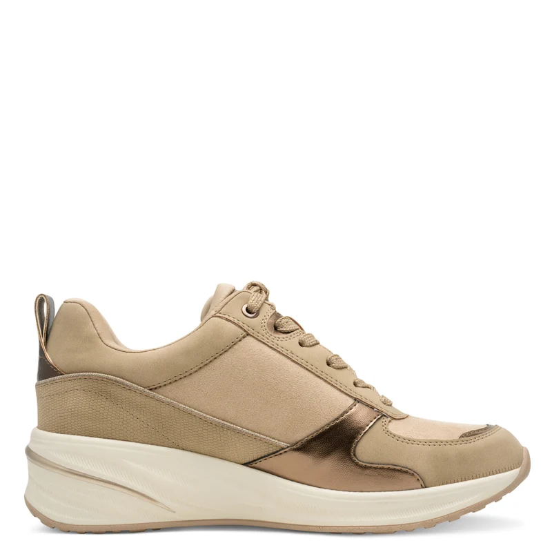Sneaker Low mit Keilabsatz