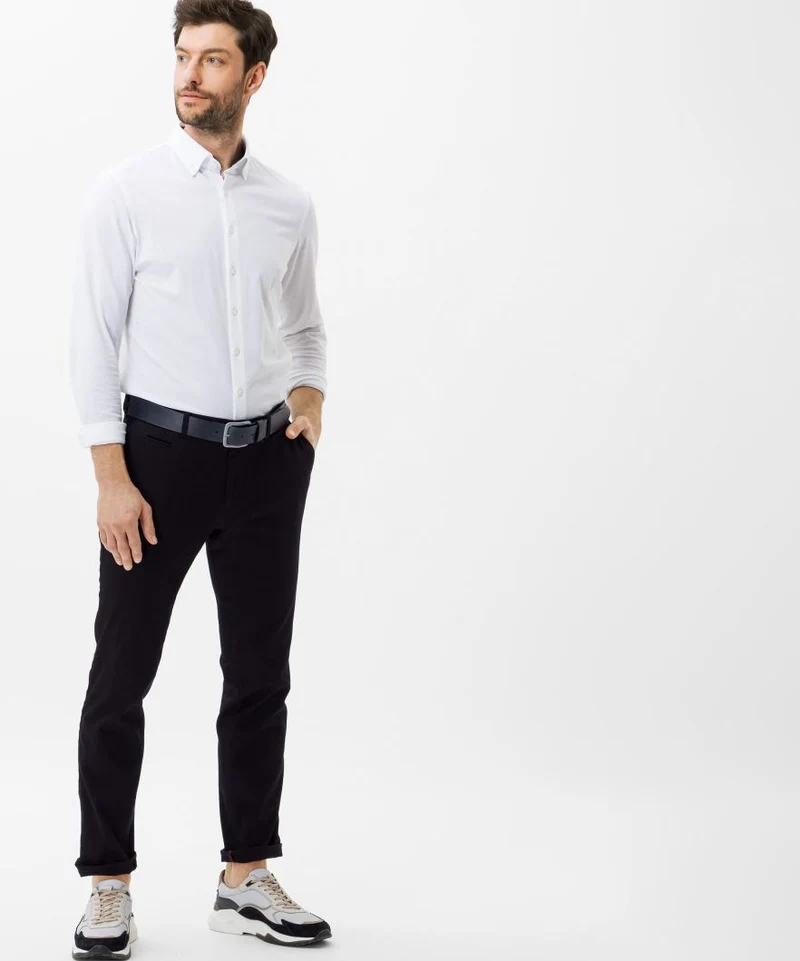 FABIO Modern Fit Chino in Schwarz