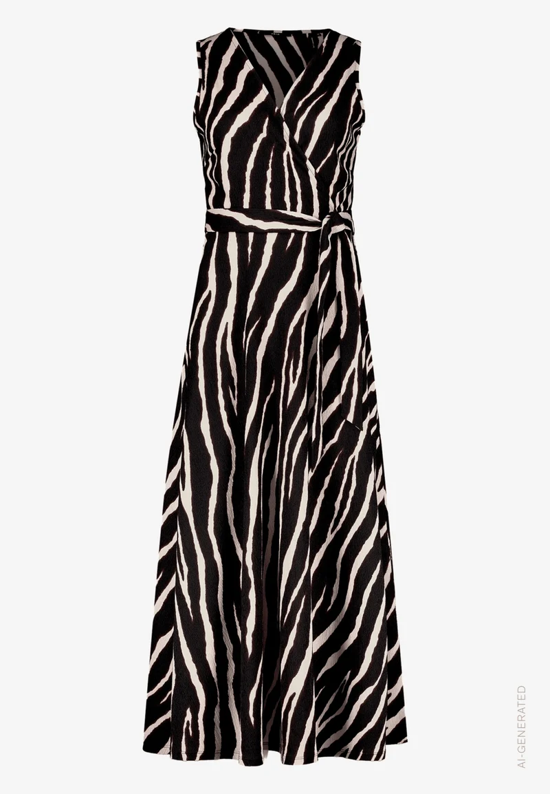 Midikleid mit Gürtel