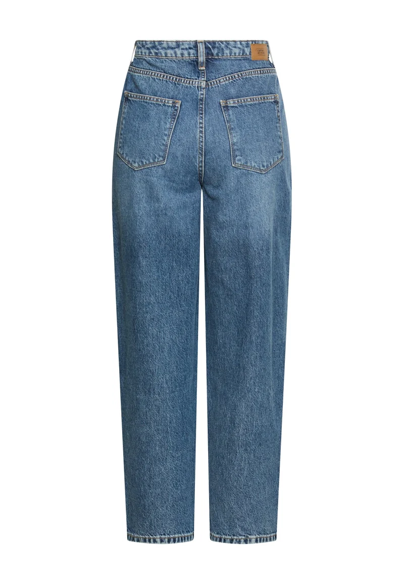 Barrel Jeans mit Gürtelschlaufen