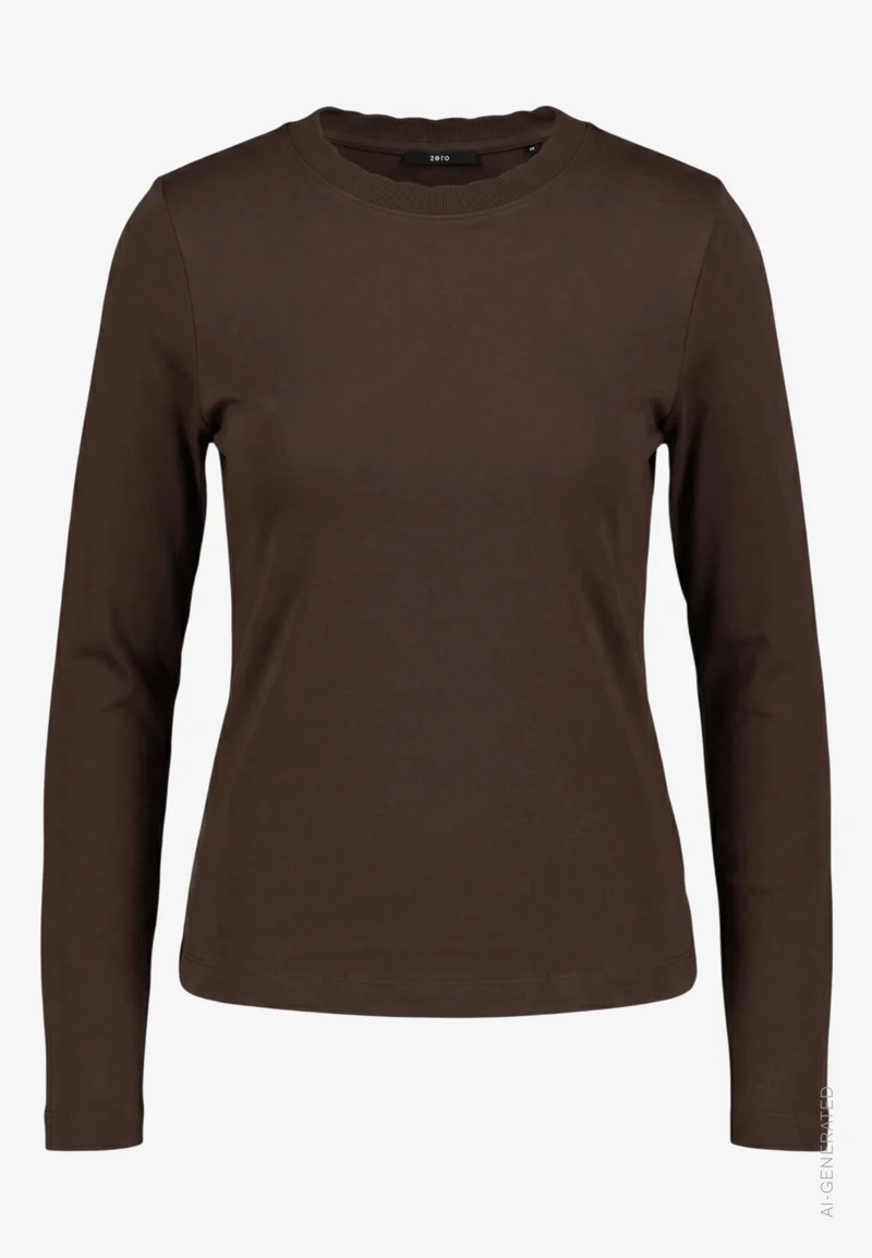 Langarmshirt aus Baumwolle