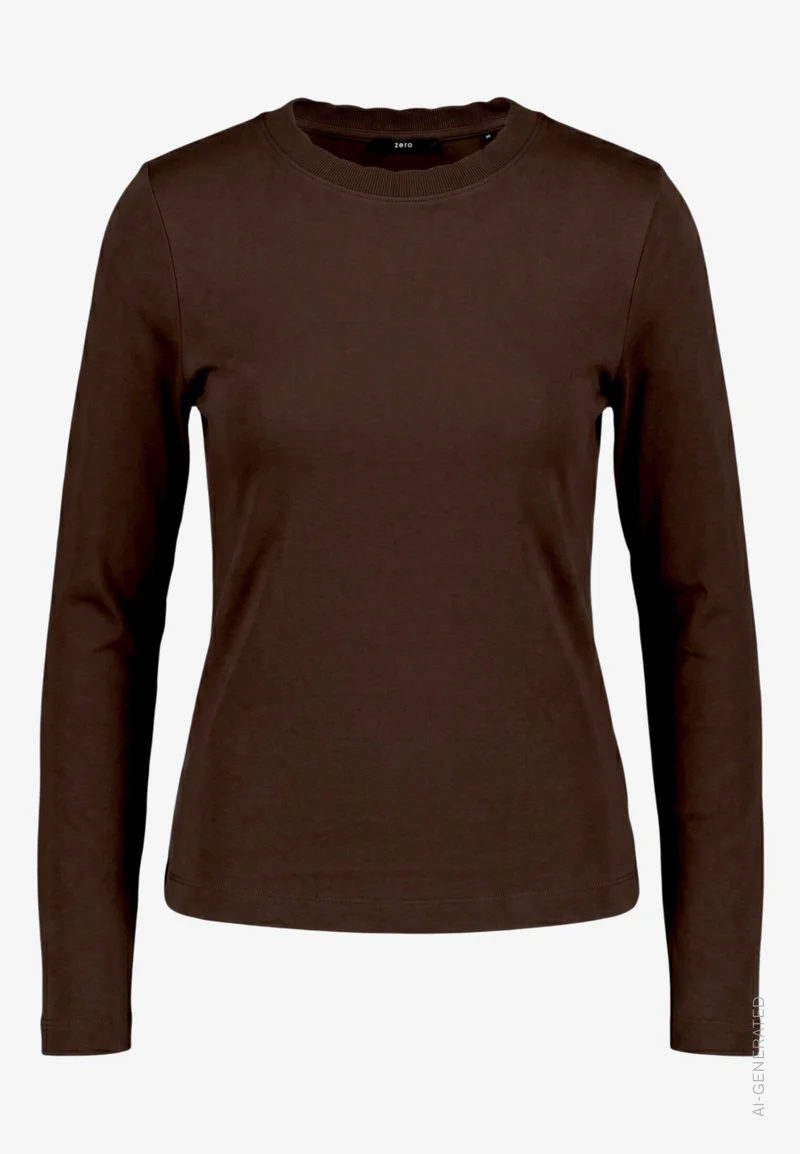 Langarmshirt aus Baumwolle
