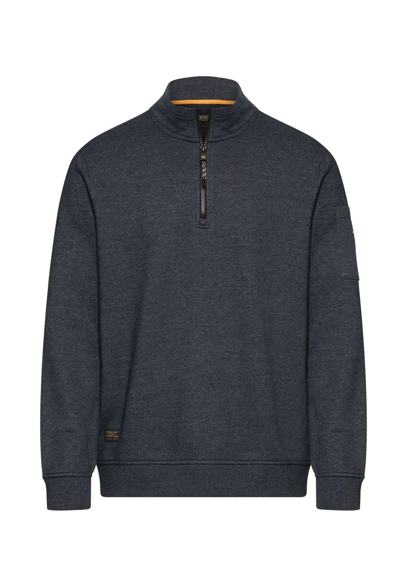 Sweatshirt mit Troyerkragen