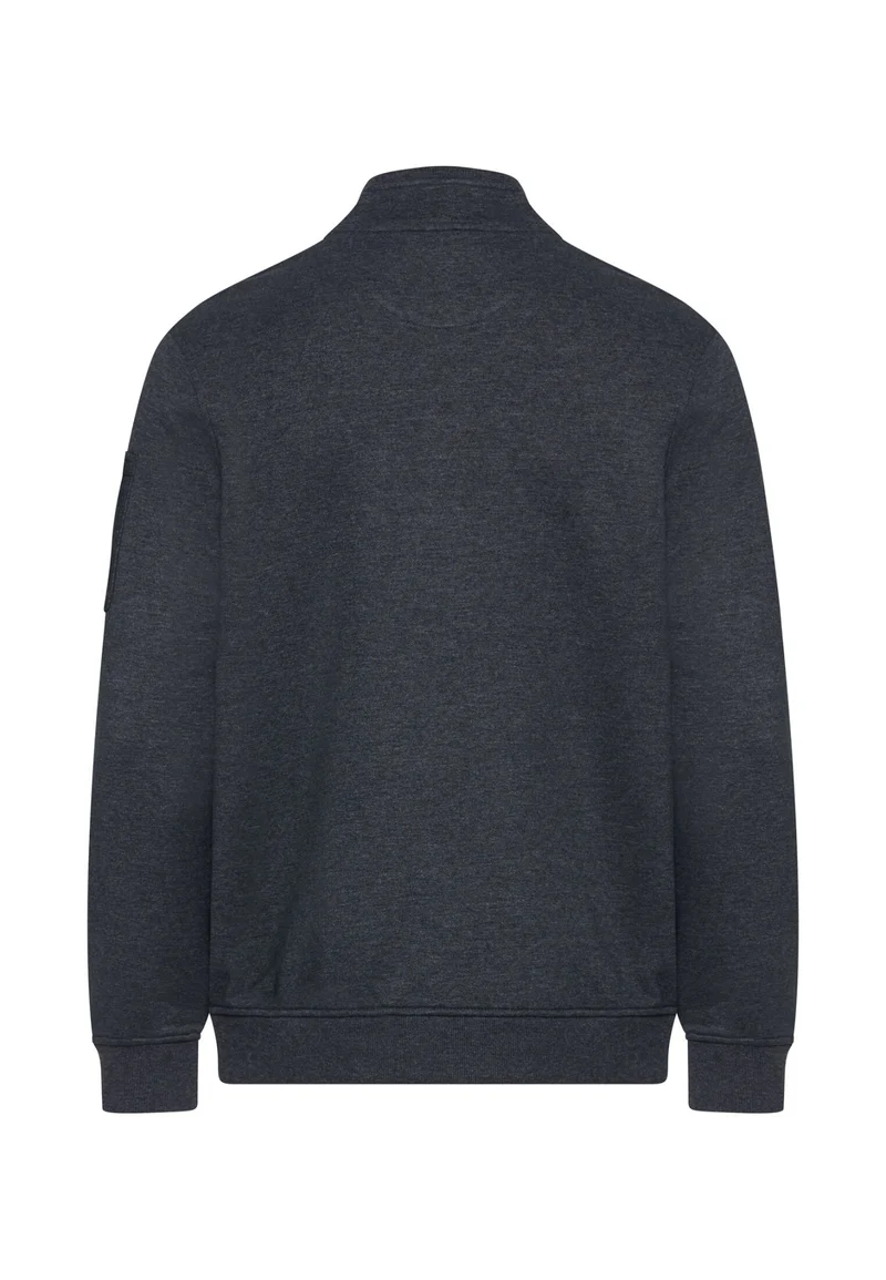 Sweatshirt mit Troyerkragen
