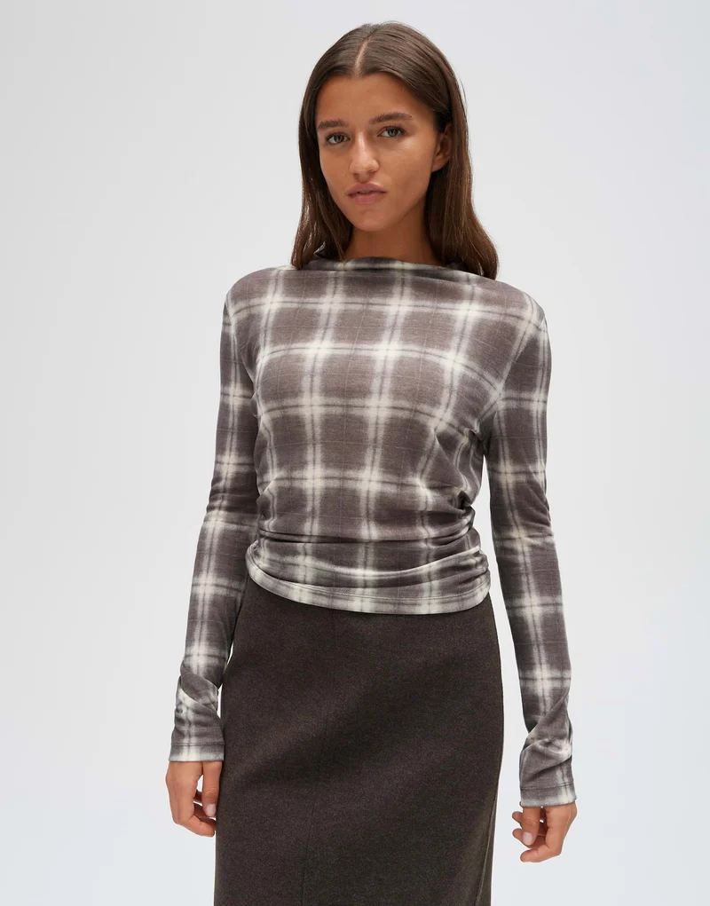 SECKI Longsleeve mit Karomuster