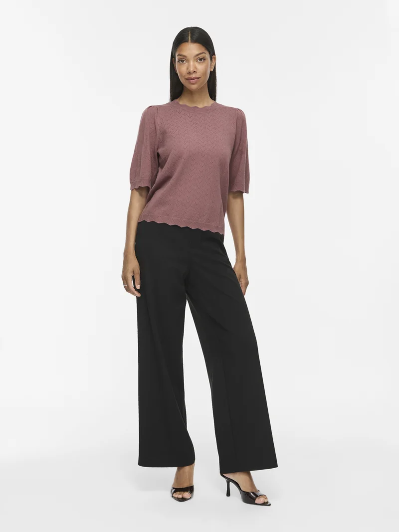 VIEMI Strick-Shirt mit Halbarm