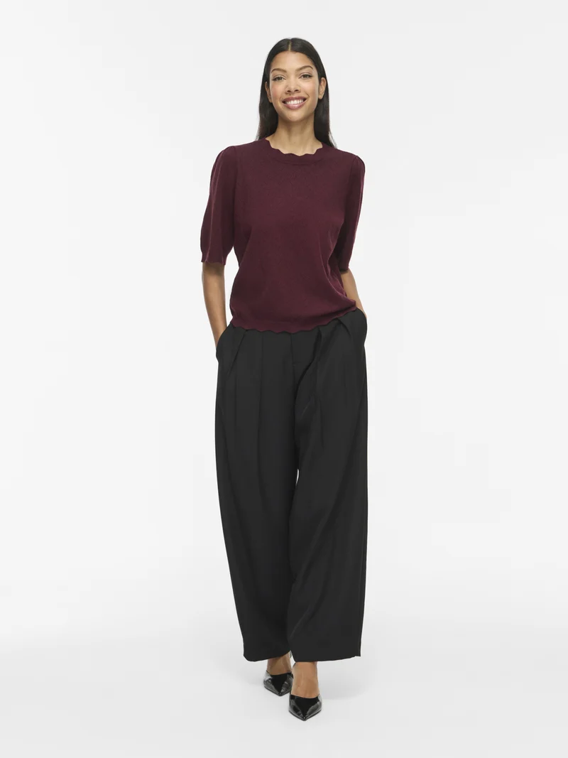VIEMI Strick-Shirt mit Halbarm