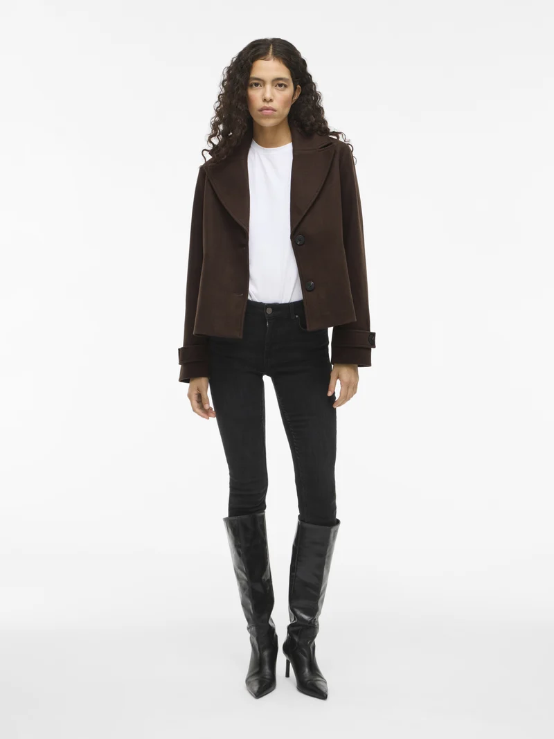 VISOLO Kurzjacke mit Knopfleiste