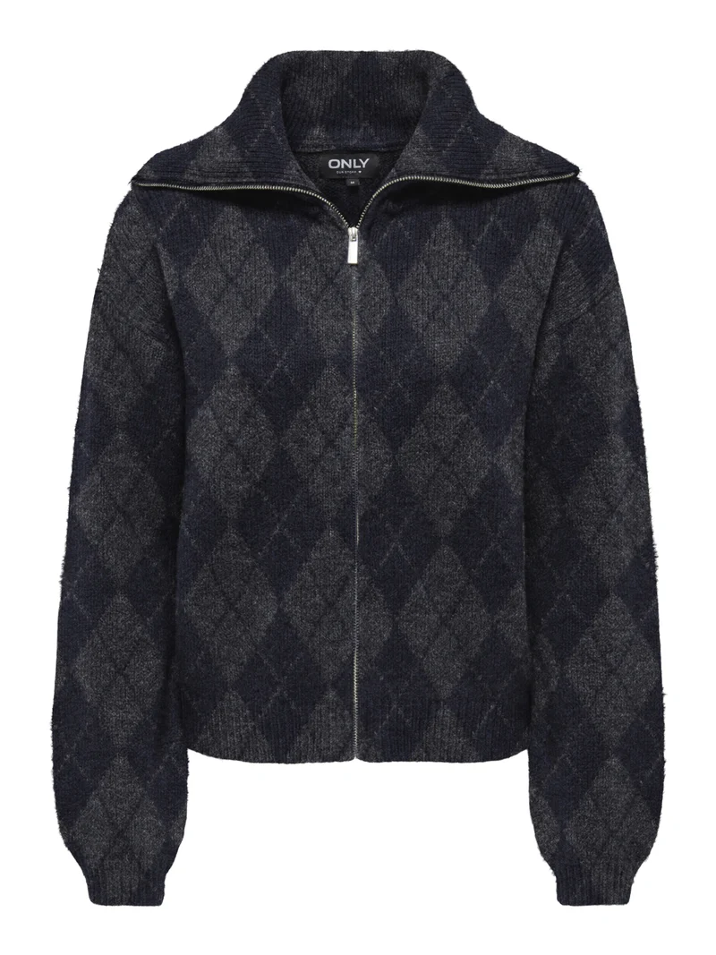 ONLMAROON Flachstrick-Cardigan