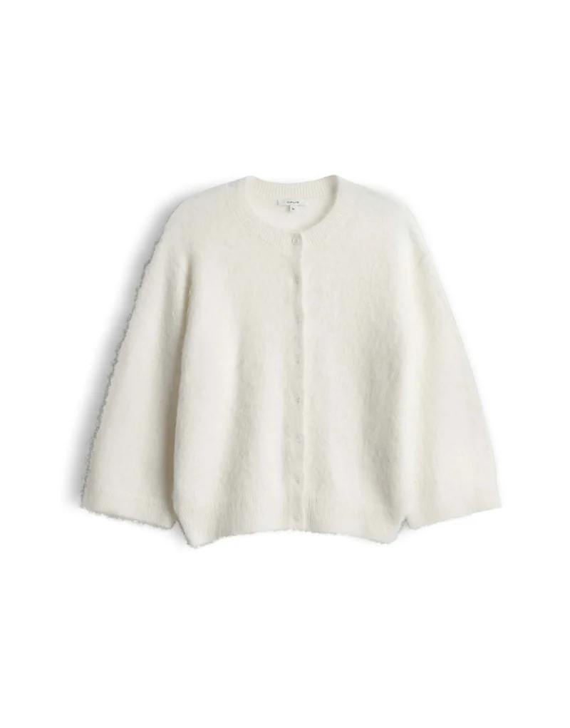 DISILLE Cardigan aus Fuzzy-Effektgarn