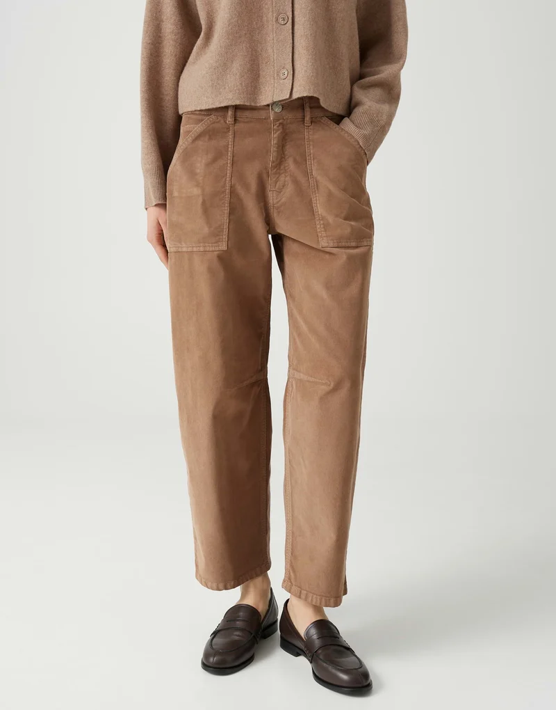LISSIE BOLDI Barrel Jeans aus Feincord