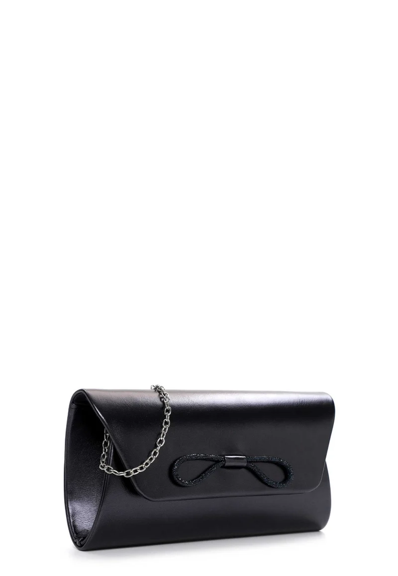 AMALIA LOOP Clutch in Metallic-Optik