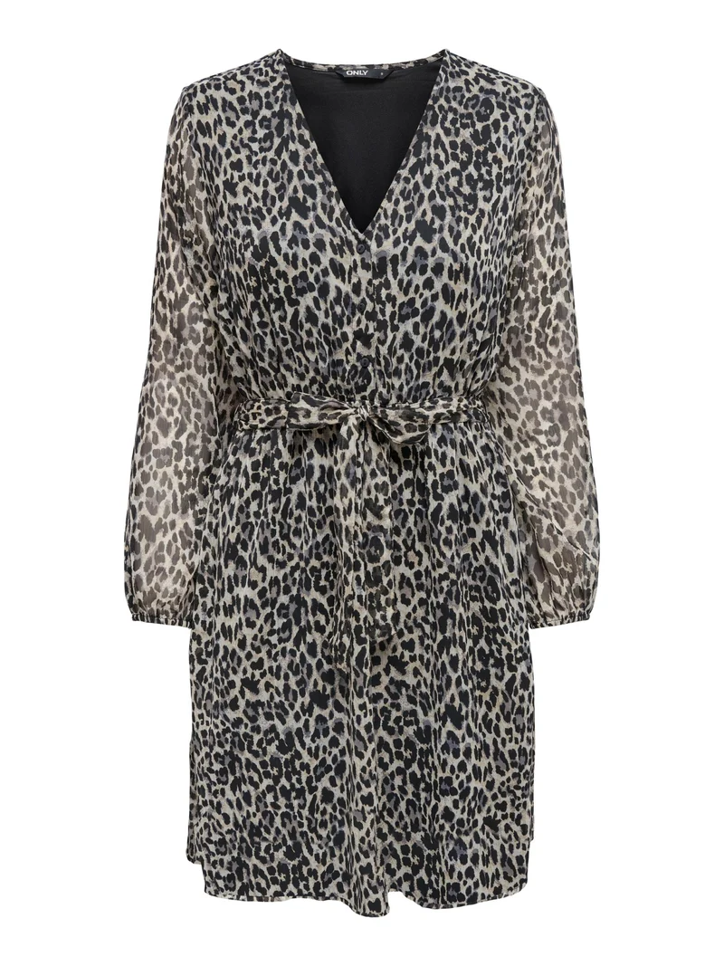 ONLCERA LIFE Kurzes Kleid mit Gürtel