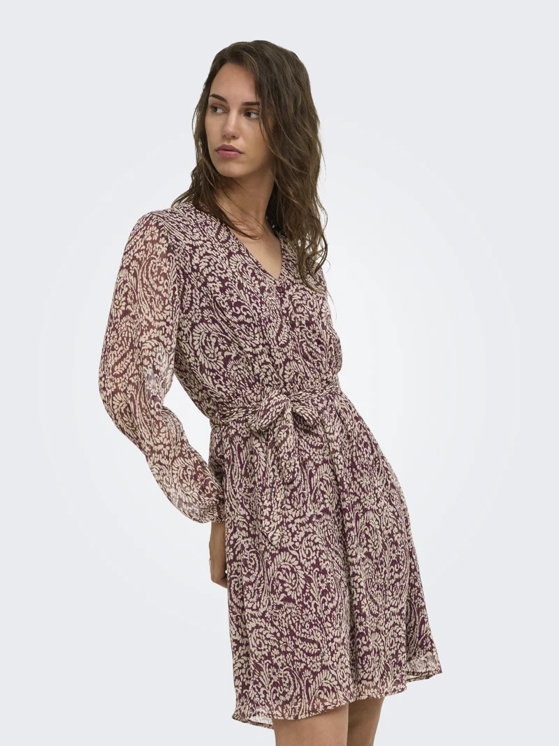 ONLCERA LIFE Kurzes Kleid mit Gürtel