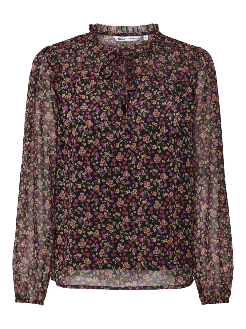 ONLDITSY Print-Bluse mit Keyhole