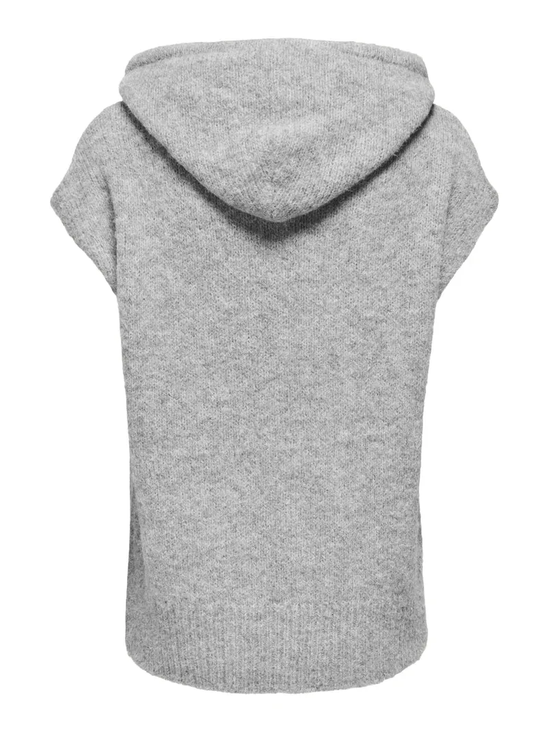 ONLNELLIE Strickweste mit Kapuze